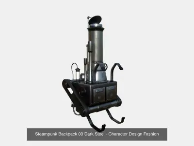 10 Steampunk Backpacks Collection - Character Design Fashion