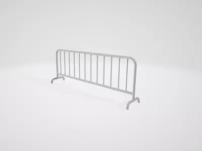 Crowd Control Barrier Free 3D model