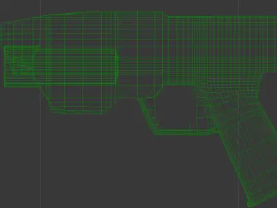 Pistol gun barrel 3D print model