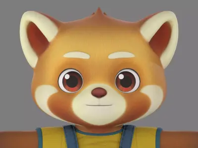 raccoon 3D model