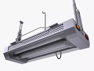 Fluorescent Lamp 3D model