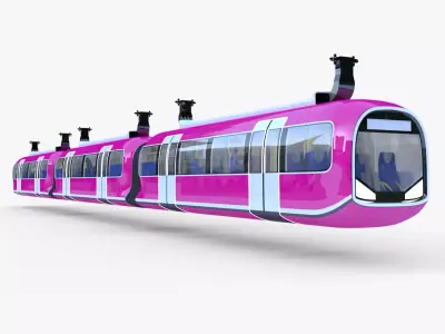 Monorail train II 3D model