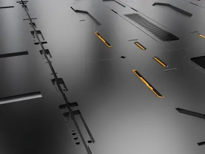 Sci-Fi Panels Kitbash 3D model