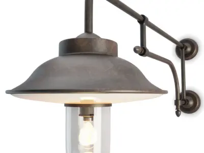 Industrial Wall Lamps 3D model