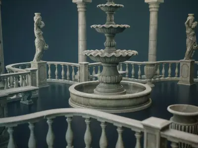 Garden Decor Collections 3D Model Pack