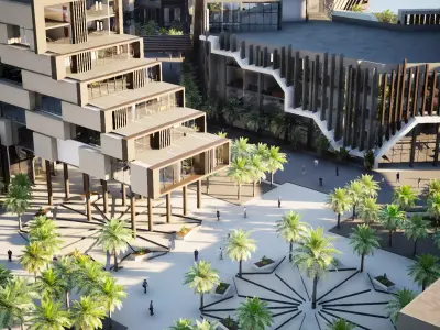 Office buildings  3D model