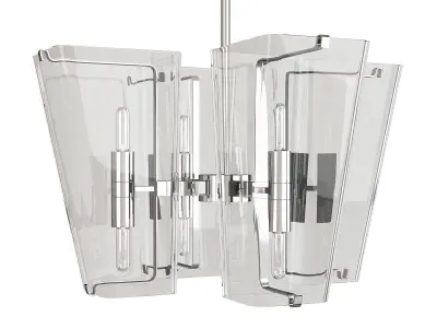 Alpine Chandelier Low-poly 3D model