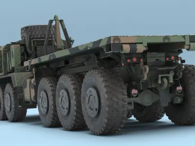  Military Tactical Palletized Load Truck Camo Simplified 