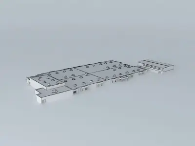 Elementary School Free 3D model