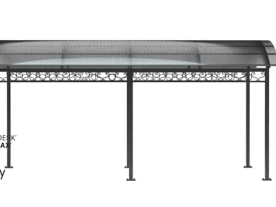 Carport glass  3D model