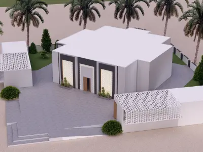 MASJID- ISLAMIC ARCHITECTURE 3D model