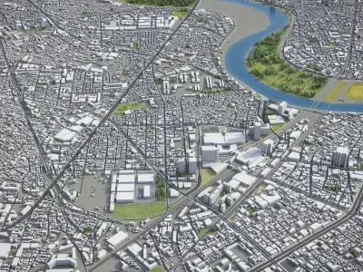 Kawasaki Low-poly 3D model