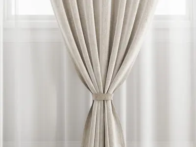 Curtain 340 3D model