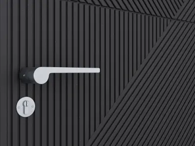 Aluminium door 276 3D model