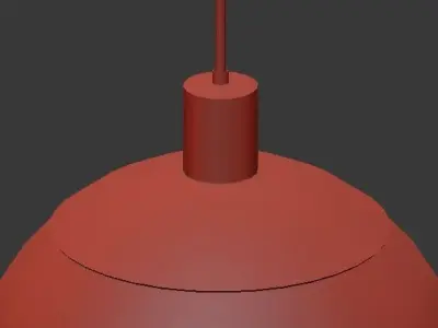 Sculptural Glass Globe 7 Light 3D model