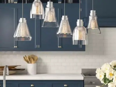 Perot Light Cluster Bell Pendant  3D model