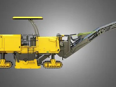 PM 622 Cold-Planer - Asphalt Removal  3D model