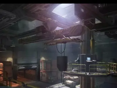 SciFi Industrial design  3D model