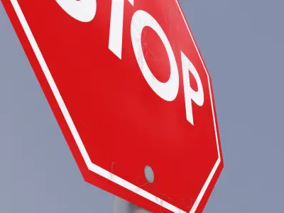 Sign Stop Max2011 3D model