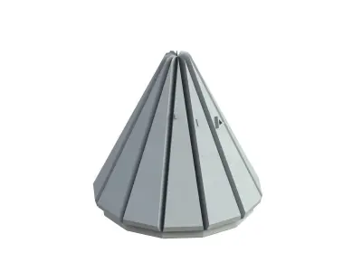 Sci Fi Object No 2466 Low Poly Low-poly 3D model