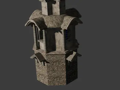 Tower 3D model 2