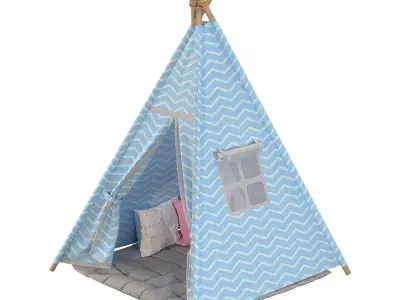 Childrens tent 3D model