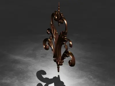 Central Flower Decor 3D print model