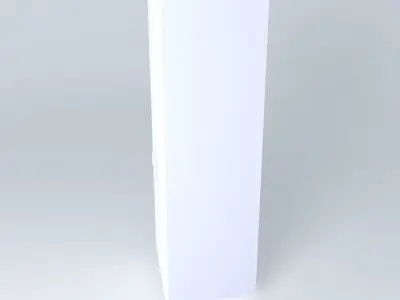 Tall 2 Door 2 Drawer Free 3D model