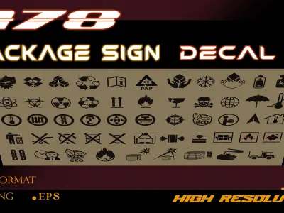package sign decal Texture