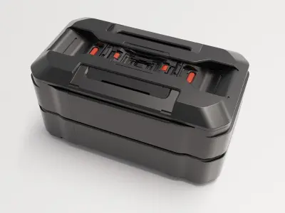 Sci-Fi Storage Crate 3D model