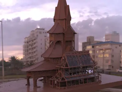 Witches Coven Housing collection 1 3D model