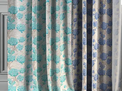 Curtain Set 100 3D model