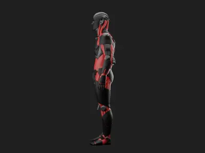 Male Robot 04 - MR04 3D print model
