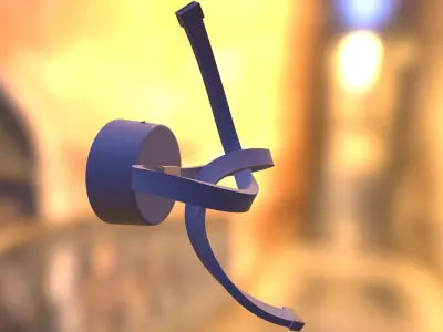 Wall Lamp 3D model 10