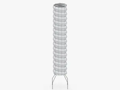 1454 - Floor Lamp Low-poly 3D model