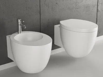 Ceramica Cielo Le Giare Wall-Hung WC 3D model