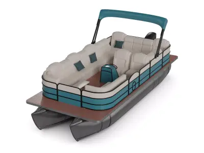 Leisure Pontoon 3D model