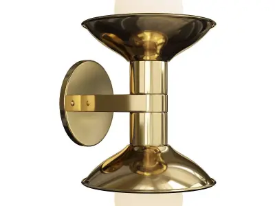 CRAWFORD DOUBLE WALL SCONCE Low-poly 3D model