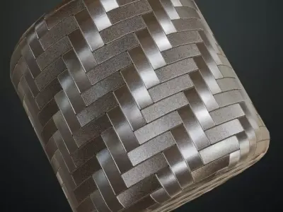 Silver Metal Powdered Plaster PBR Seamless Texture