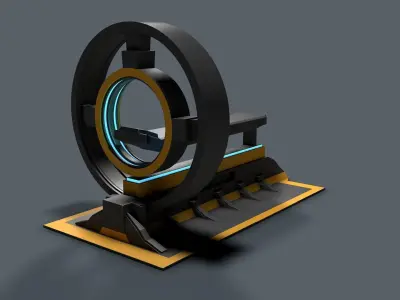 Sci Fi Scanner 3D model
