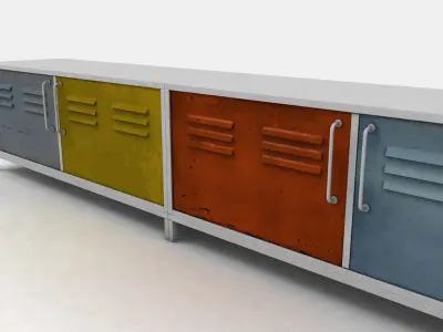 METAL CABINET 3D model
