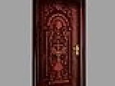 Classic interior door 3D model