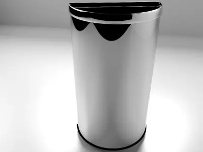 Trashcan trash can 3D model