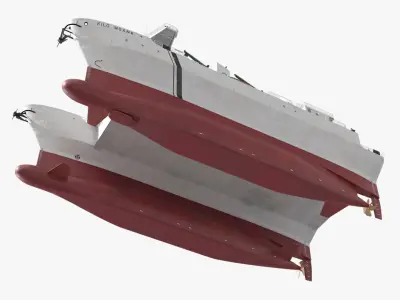  US Navy Kilo Moana Oceanographic Research Vessel 