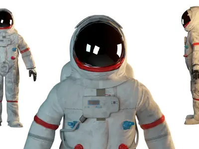 Astronaut space suit 3D model