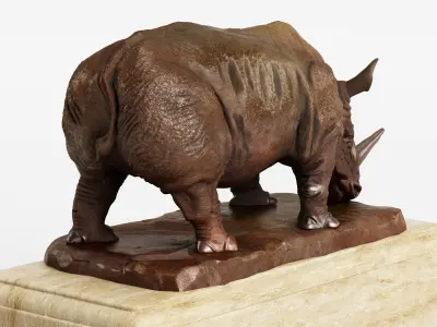 RH Rhino sculpture 3D model