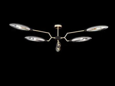 Ceiling Lamp Ventura MOD012CL-06G Maytoni Modern Free 3D model