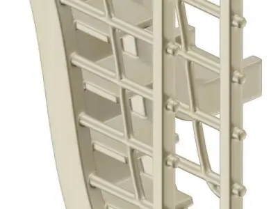 Wooden Outdoor Kids Equipment 3D model