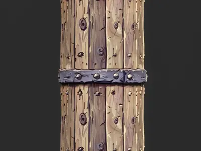 Stylized Wood Seamless Texture Texture