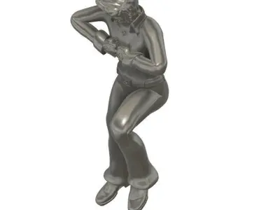 Hiroshi Shiba Jeeg Robot steel trasformation 3D print model